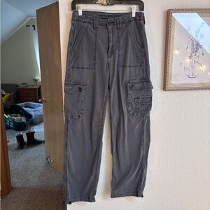 American Eagle Outfitters Gray Cargo Pants